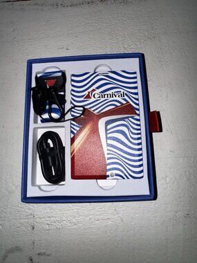 Carnival Cruise Line Card Wireless Bluetooth Speaker Rechargeable Lanyard Works